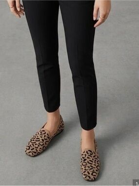 Vivaia Leopard Print Womens 10 Loafers Stylish Slip-On Flats